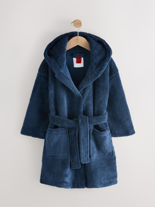 Халат флисовый для мальчика Next E90-762, Темно-синий