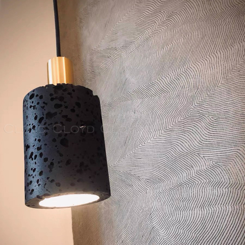 Подвесной светильник Cloyd KAUM P1 / латунь - черн.бетон (арт.11072)