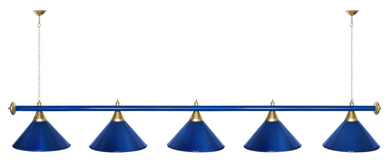 Лампа STARTBILLIARDS 5 пл. (плафоны золотые,штанга золотая,фурнитура золото) фото №64