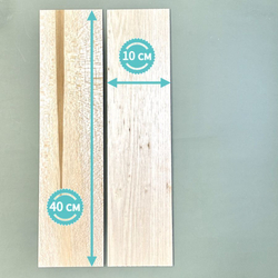 Дощечки для моделирования Бальза 100 * 400 мм, толщина 3 мм (2 штуки) /Бальса для моделирования