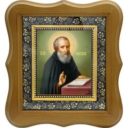 Нектарий Печерский преподобный. Икона на холсте.