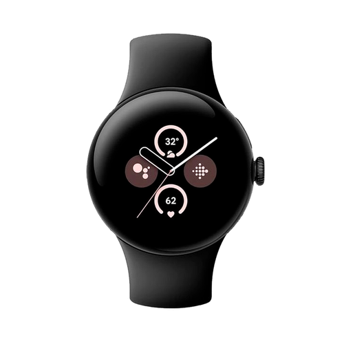 Умные часы Google Pixel Watch 2 Wi-Fi + LTE 41mm, Matte black/Obsidian (Матовый черный корпус , ремешок цвета черный обсидиан)