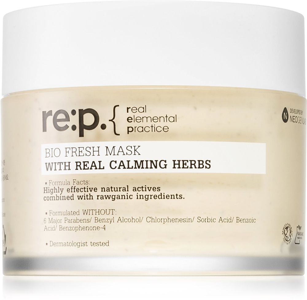 Neogen Dermalogy Травяная маска для успокоения RE:P by Neogen Fresh Mask With Real Calming Herb