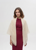 Уплотненные пуховые платки и шали