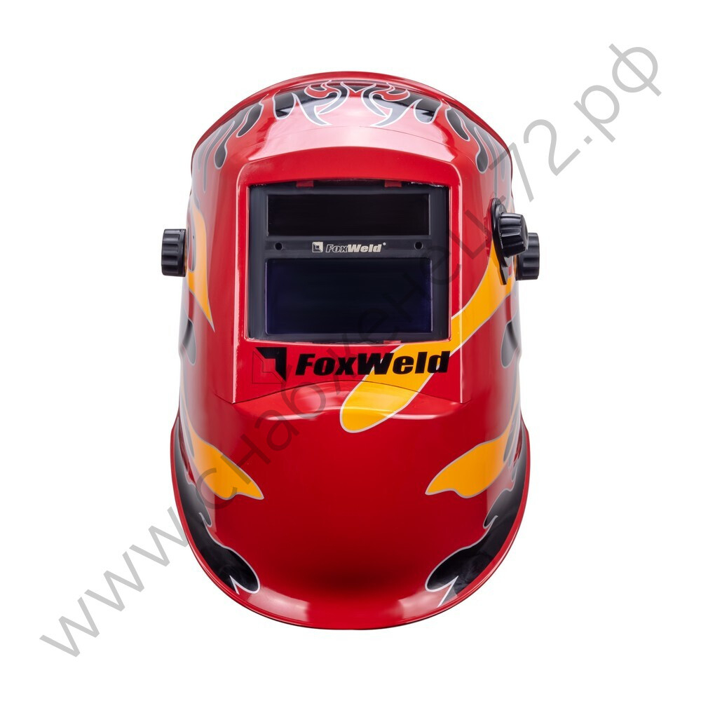 Маска сварщика КОРУНД-2 огонь (ф-р 7100V, пр-во FoxWeld/КНР),без коробки