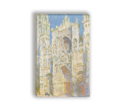 "Руанский собор в солнечном свете", Моне, Клод, картина (репродукция)