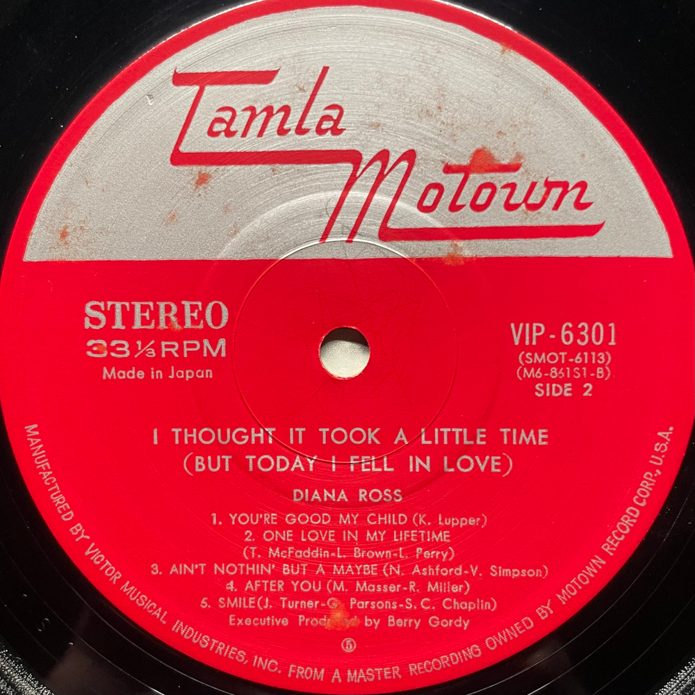 Diana Ross ‎– Diana Ross (Япония 1976г.)