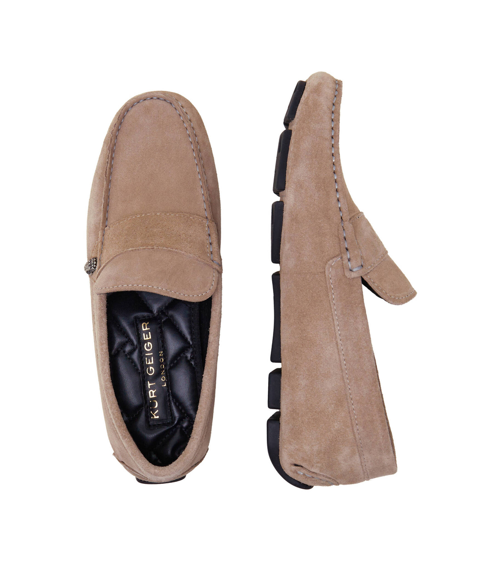 Кожаные мокасины stirling Kurt Geiger - бежевый(9821920209)