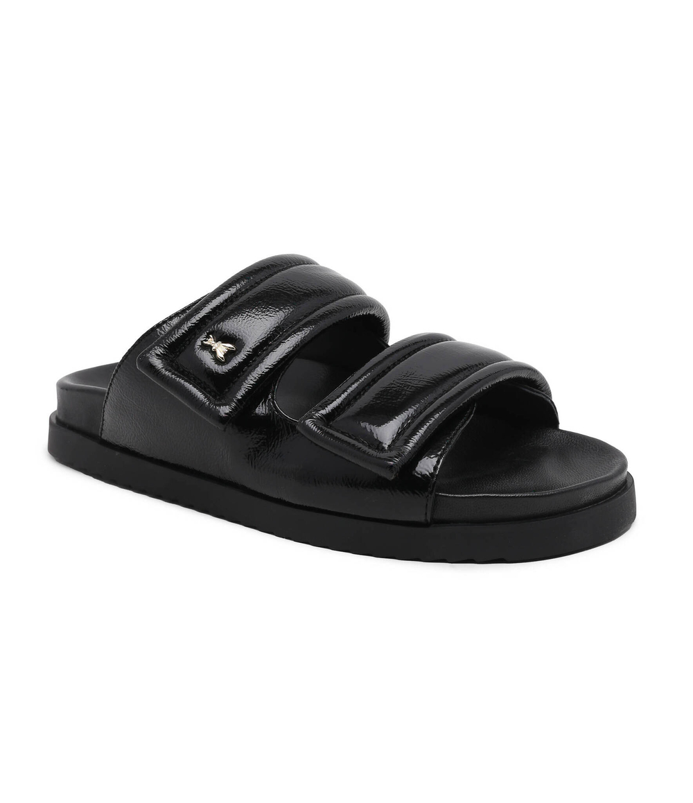 Кожаные шлепанцы Patrizia Pepe - черный(8X0001 L057)