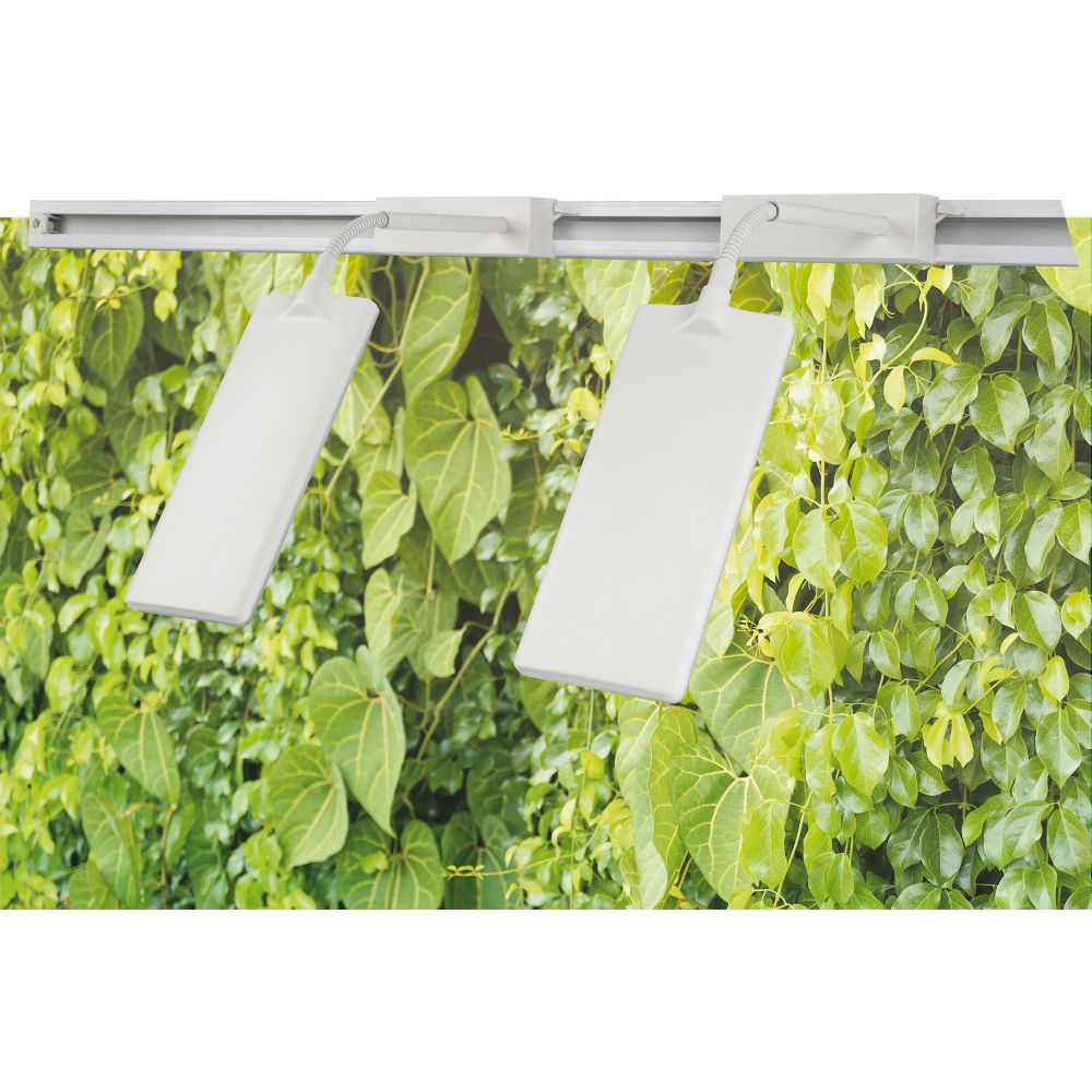 ULB-P37-12W-SPFR WHITE SET2 Светильник-прожектор светодиодный трековый. в составе набора из 2штук. Спектр для фотосинтеза. Корпус белый. ТМ Uniel