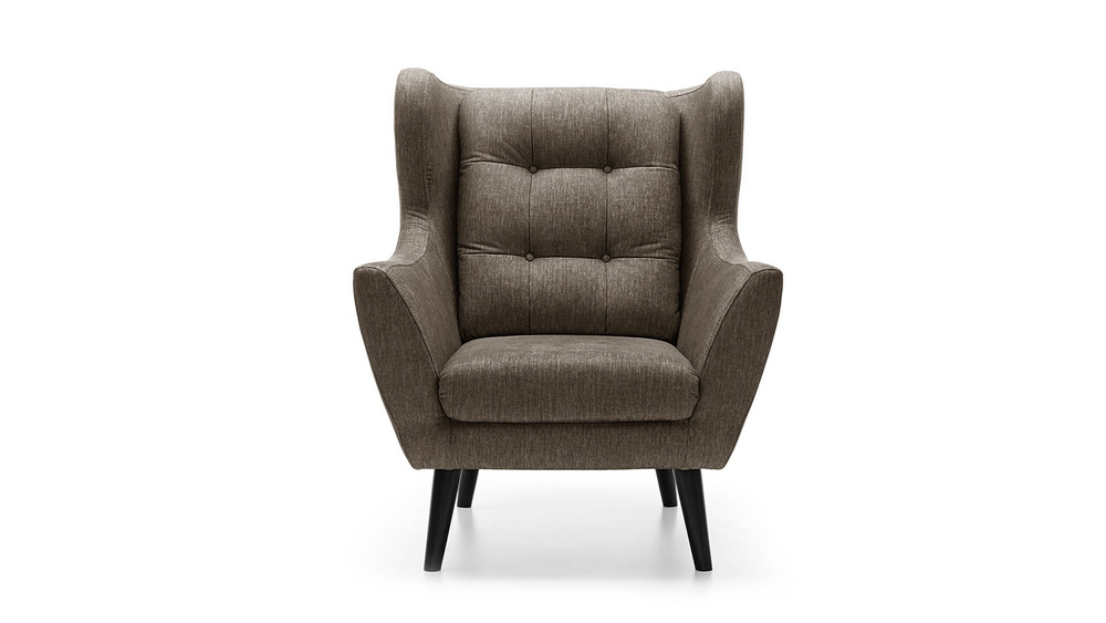 Кресло Ньюкасл Strong 04 89*85*105 см, Коричневый Рогожка Нераскладной Фиеста