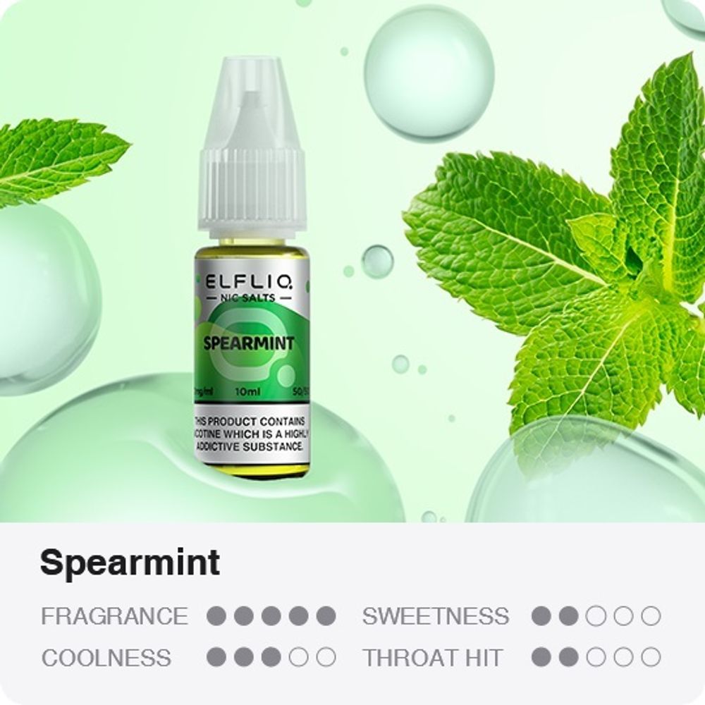 ELFLIQ - Spearmint (5% nic, 30ml)