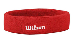 Повязка на голову теннисная Wilson Headband - красный