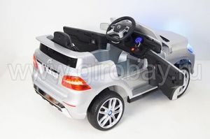 Детский электромобиль River Toys MERCEDES-BENZ ML350 серебристый