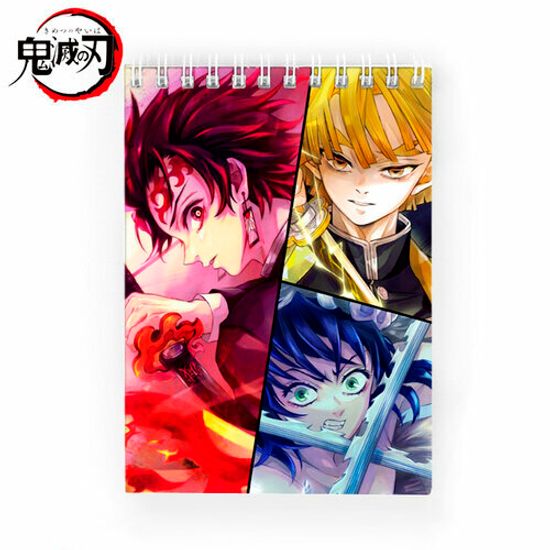 Блокнот Demon Slayer Танджиро, Зеницу, Иноске