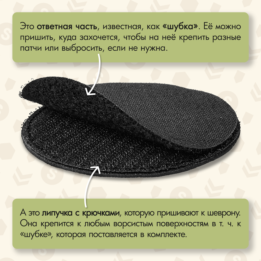 Нашивка на одежду, патч, шеврон на липучке "Знак Бэтмена" 8,5х5,2 см