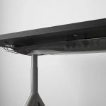 Письменный стол с регулировкой высоты - IKEA IDÅSEN/IDASEN, 120х70х65-79 см, черный/темно-серый, ИДАСЕН ИКЕА