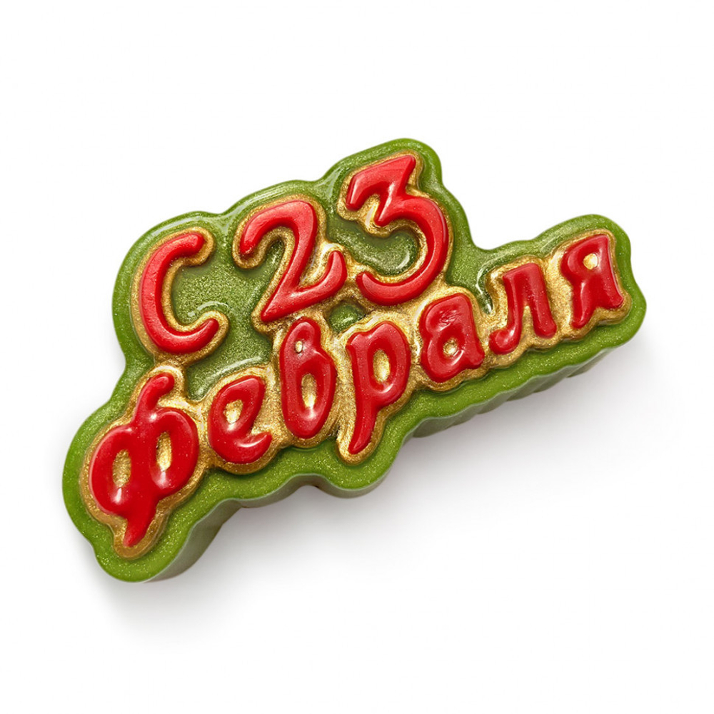 Форма для шоколада С 23 февраля , 9,5*5,5*2,5 см