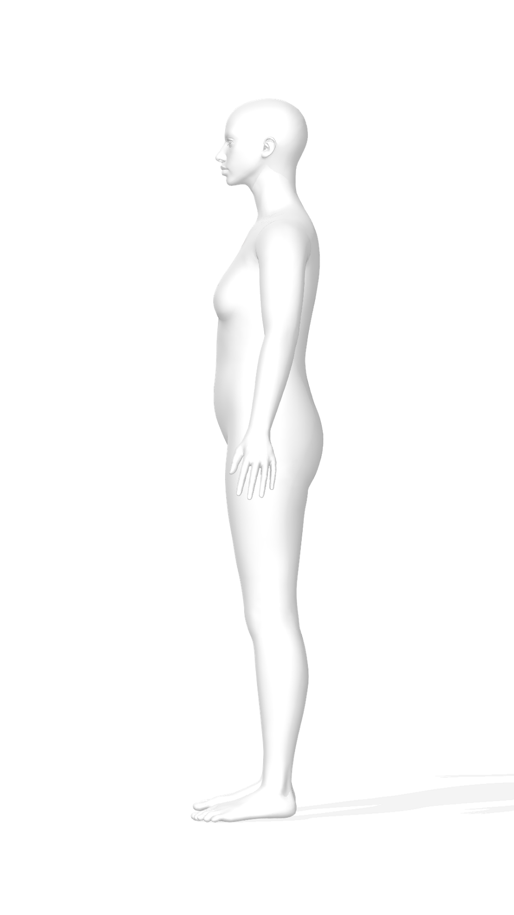 3D аватар манекена Моника