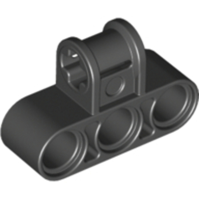 Lego Соединитель оси и штифта перпендикулярный тройной (черный) 63869 / 6007966 / 6362991