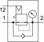 MS12-LR-G-PO Регулятор давления