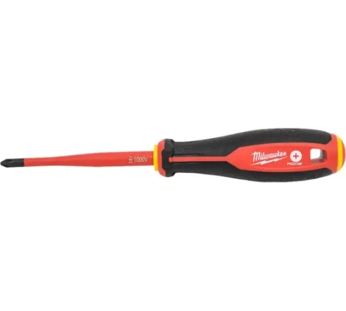 Отвертка диэлектрическая Milwaukee VDE PH2 X100 (1 шт) (замена для 4932464044)