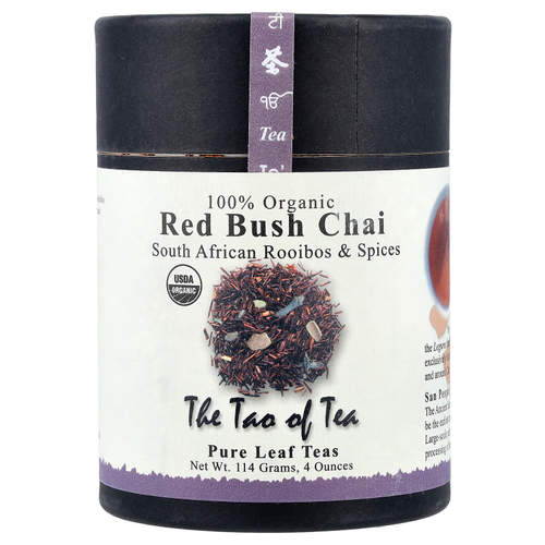 The Tao of Tea, 100% органический южноафриканский ройбуш и специи, чай из красного куста, 114 г (4 унции)