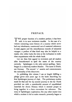 No Man's Land. A History of Spitsbergen from Its Discovery in 1596 to the beginning of the scientific exploration of the country | Sir Martin Conway