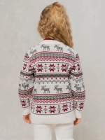 Кофта вязаная на молнии