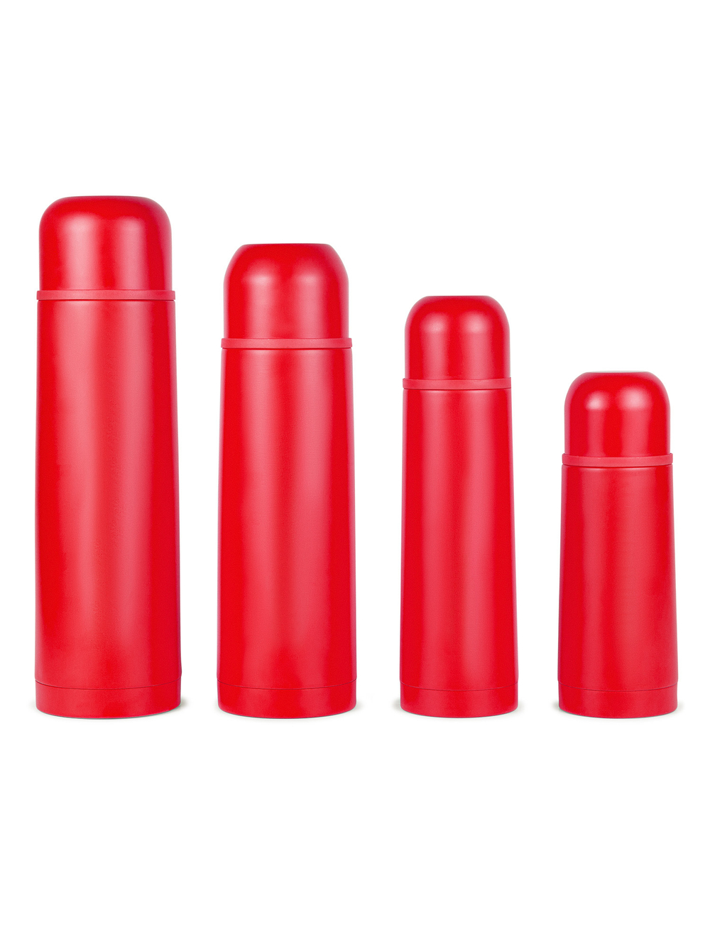 Термос Relaxika 101 (0,35 литра), красный (без лого)