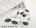evoli 4228 Navette Fansy Stone - Silver Night