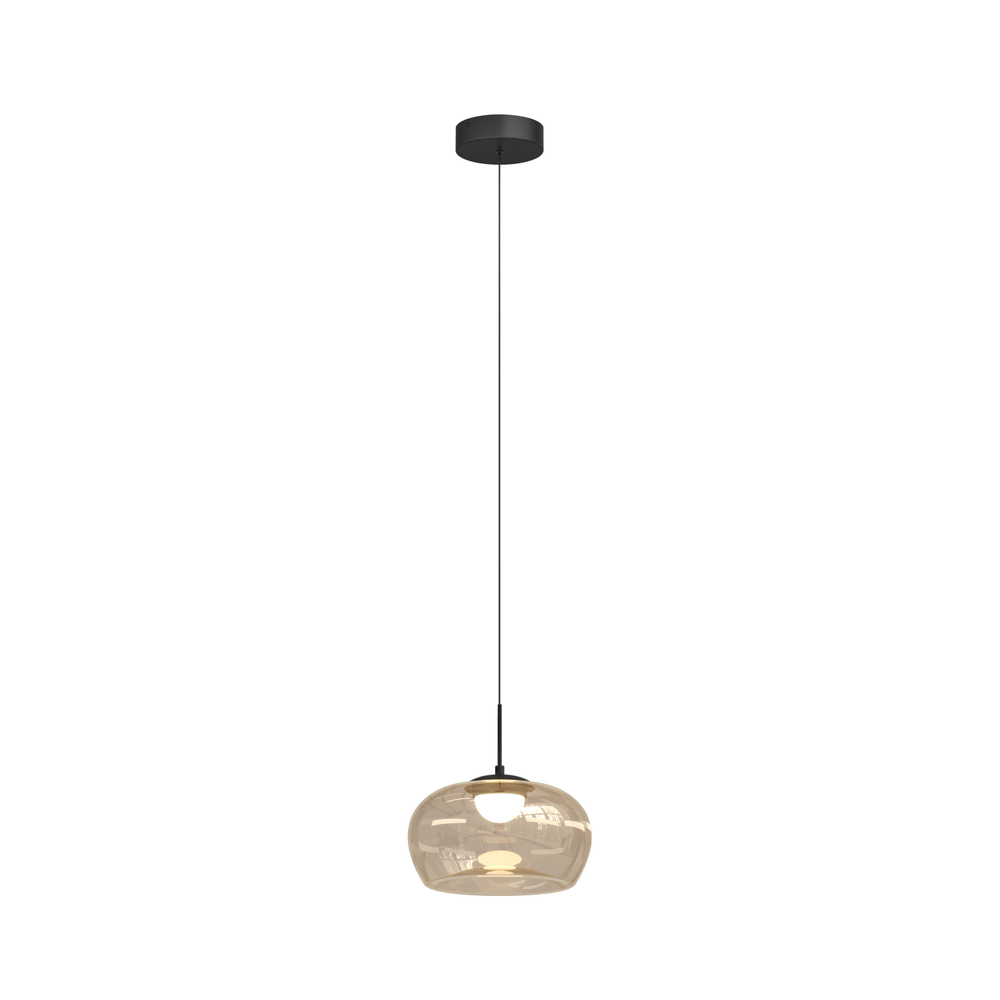Подвесной светодиодный светильник Denkirs Floa DK6742-BK+AM