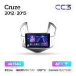 Teyes CC3 9" для Chevrolet Cruze 2012-2015
