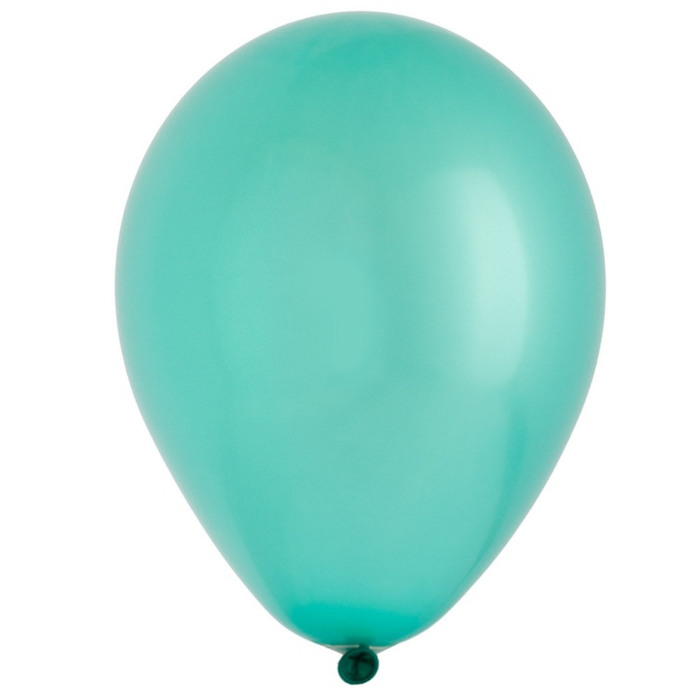 Шар латексный Металлик 25 см (Зеленый)