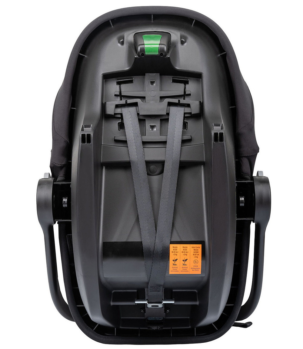 Детская коляска Indigo Special Plus 3 в 1 с автокреслом Avionaut Cosmo Black Is04 серая кожа