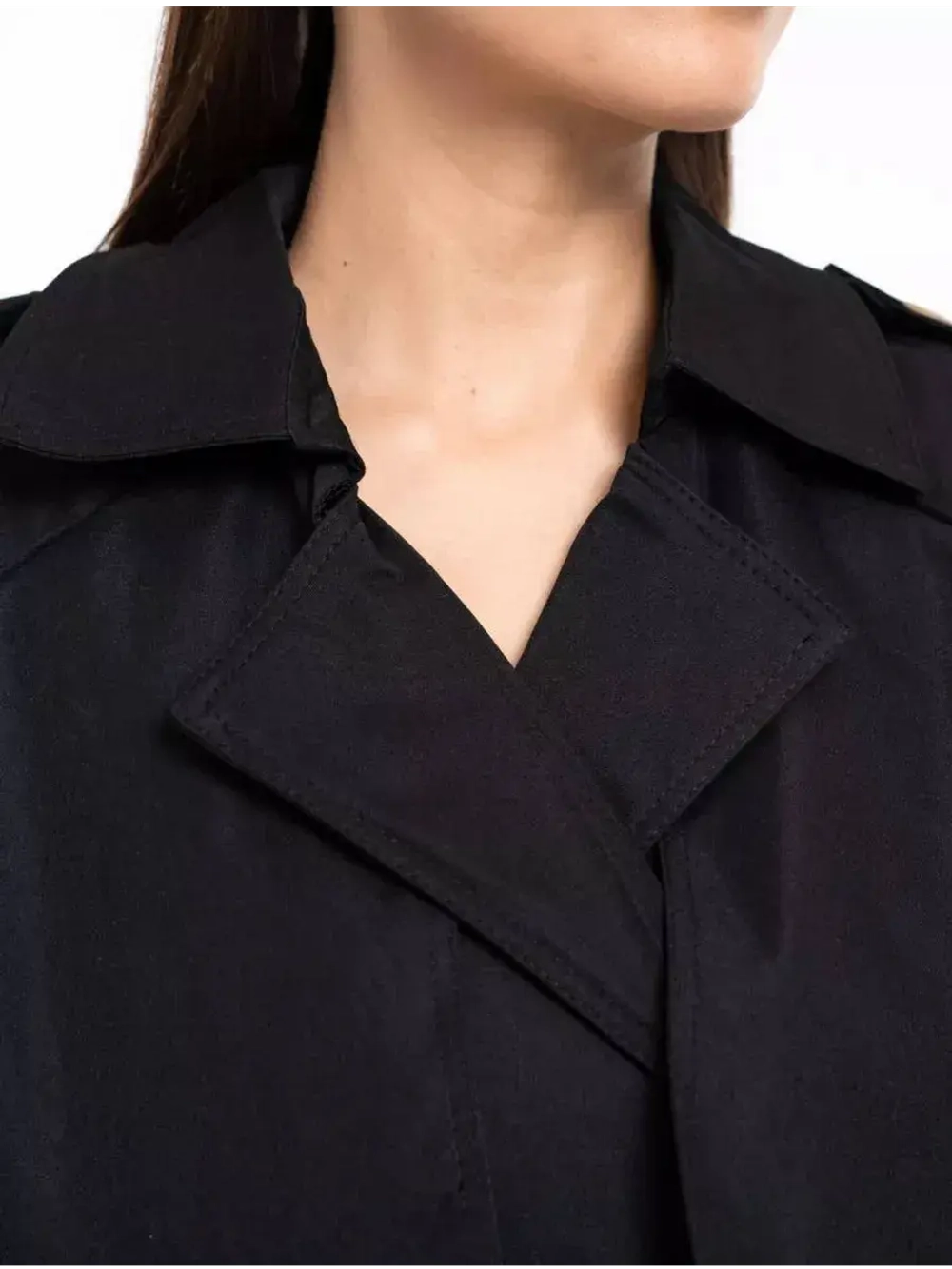 Тренч длинный оверсайз плащ