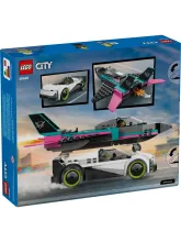 Конструктор City 60489 Реактивный самолет против автомобиля