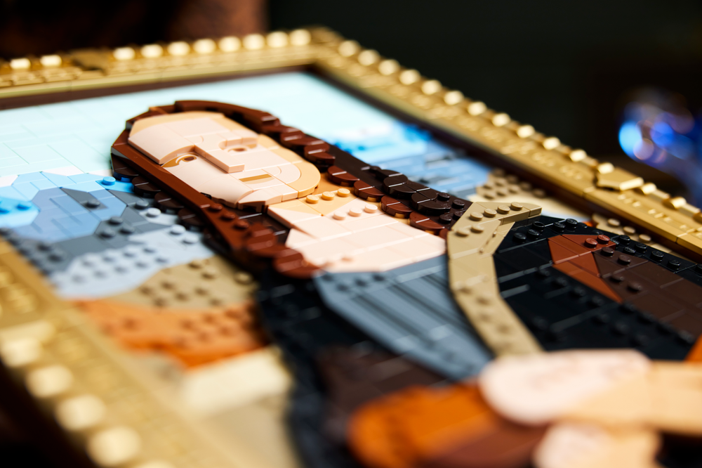 Конструктор Лего Арт Мона Лиза 31213 | LEGO Art Mona Lisa | коллекционная мозаичная картина 1503 детали 18+