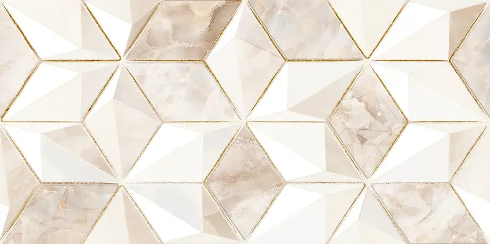 Декоративная плитка ALMA Ceramica DWU09NVD404 Nevada 50x24.9 бежевая глянцевая под камень