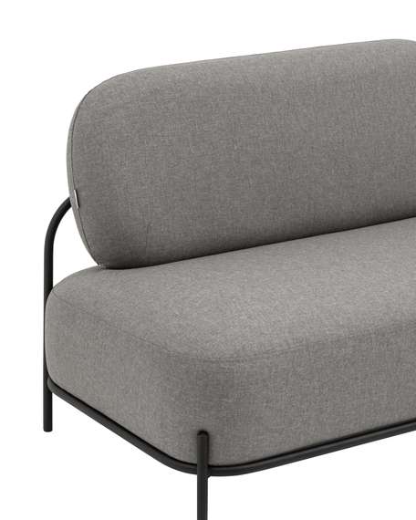 Диван Midnignt серая рогожка