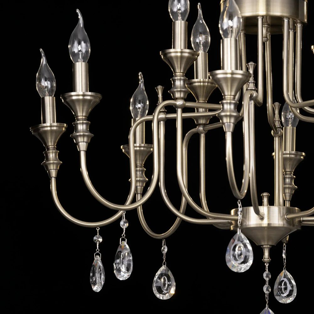 Citilux Рига CL437223 Люстра подвесная Бронза