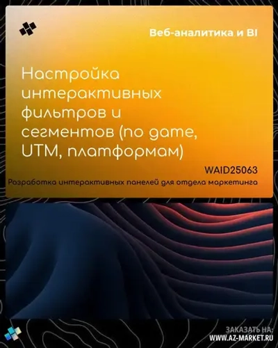 Настройка интерактивных фильтров и сегментов (по дате, UTM, платформам)