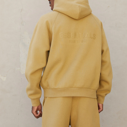 Худи Fear of God Essentials Pullover Hoodie Amber, FOG-FW21-003