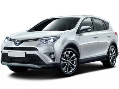 Автоковрики для Toyota RAV 4, 5- дверей. IV-поколение. Багажник с  полноразмерным запасным колесом. (2012-2019)