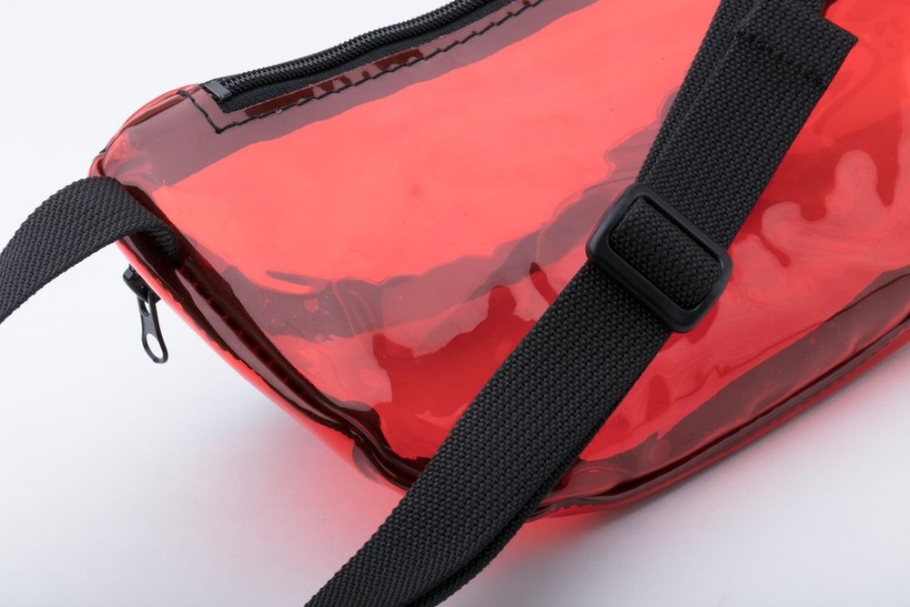 Сумка Поясная ПВХ Красная