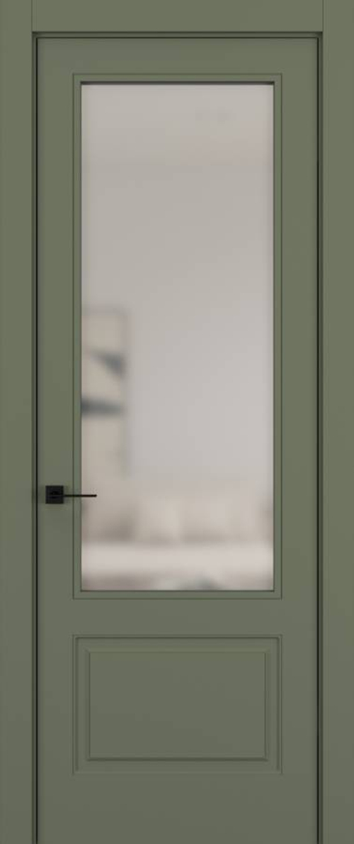 Дверь 021V HARMONY Матовый Оливковый