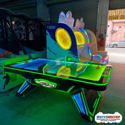 Аэрохоккей большой коммерческий «Радар» для игровых зон, 210×120×98 см