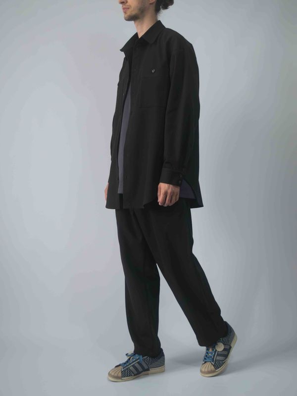 Рубашка Oversize черная - фото 9