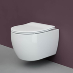 Комплект подвесной безободковый унитаз Ceramica Nova Play + инсталляция с клавишей смыва, чёрная матовая CN3001_1001B_1000