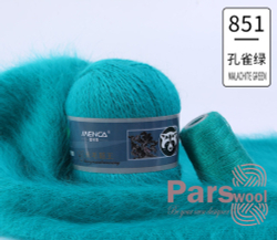 Пряжа Mink Wool (пух норки с синей этикеткой), 50г, 350м, 90%пух норки,10%полиамид (цена за 1 шт)